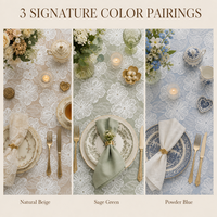 Nappe de table en dentelle florale de 70 pouces, nappe de table vintage en dentelle blanche pour table à manger, banquet de mariage, décoration de la maison