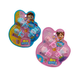 Juego de adivinanzas Rock Paper Scissors Ring Lollipop Hard Candy y Popping Candy - Product Image 1