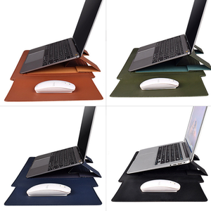 Bolsa DE ORDENADOR DE NEGOCIOS Laptops Mouse Case Set Pu impermeable <span class=keywords><strong>14</strong></span> 13 15 pulgadas Bolsa de ordenador portátil Soporte de manga de cuero - Product Image 2