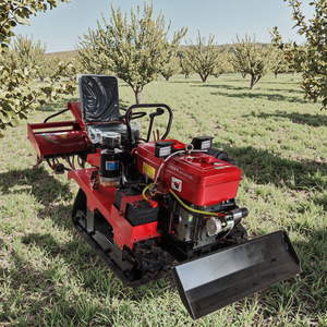 Agricultural Agriculture Crawler <b>Cultivator</b> Tracked Orchard Tiller Rotary Garden <b>Cultivator</b> Mini Rotary Tiller With Seeder - Product Image 5