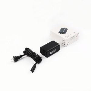 Adaptateur secteur GaN 80 Watts 4 ports EU PD QC 3.0 Type C Chargeur mural rapide pour ordinateur portable pour iPhone 14 13 12 PRO MAX Macbook Pro - Product Image 6