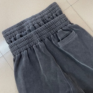 Pantalones holgados personalizados para hombre, estilo urbano, de corte recto y pierna ancha, con doble capa en la cintura, tipo bóxer, para hombre. - Product Image 3