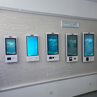 Kiosco de Pared con Pantalla Táctil Interactiva de 10 15 16 21 22 23 24 27 32 Pulgadas, VESA, para Café, Perfumes y Pagos