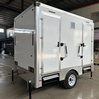 Toilet Umum Mewah, Kamar Mandi Trailer VIP, WC Umum Portabel, Toilet Trailer Mobile untuk Dijual