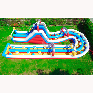 Casa <span class=keywords><strong>de</strong></span> Brinco con Obstáculos Locos, Castillo Inflable Inspirado en el <span class=keywords><strong>Parkour</strong></span>, Obstáculo Inflable - Product Image 2