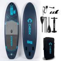 Planches de SUP gonflables personnalisées en PVC pour débutants avec certificat CE – Durables et légères pour les eaux océaniques