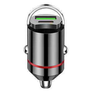 Pengisi Daya Mobil Super Cepat 100W Trend 2024 QC3.0 Adaptor Pengisi Daya Mobil USB untuk Samsung Pemantik Rokok Mini Cincin Tarik Tersembunyi - Product Image 1