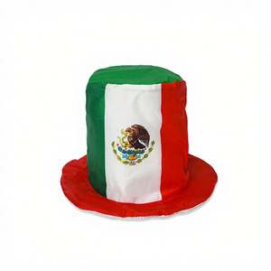 Chapeau personnalisé drapeau mexicain le plus vendu - Chapeau de supporter de football pour les matchs de soccer, les événements de cheering et les fêtes sportives - Product Image 2