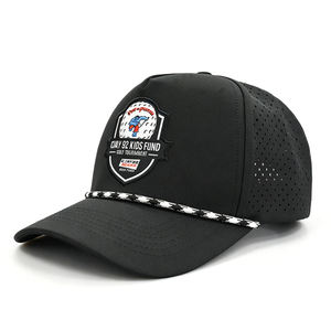Gorra de Béisbol con Logotipo Personalizado OEM, Perforada con Láser, con Cuerda, Transpirable, con Orificios Cortados con Láser, para Deportes al Aire Libre, Camping y Running - Product Image 3