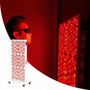 แผงไฟบำบัดแสงสีแดง GLPE ครอบคลุมทั้งร่างกาย 720W พร้อมขาตั้ง สำหรับใช้ในบ้าน บรรเทาอาการปวด รับประกัน 5 ปี อินฟราเรด OEM/ODM ปลั๊กแบบ US สำหรับใบหน้า - Product Image 1