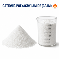 Agent de déshydratation des boues d'eaux usées, polyacrylamide cationique PAM, poudre chimique, pureté 99%, marque Zhendong, pour les eaux usées