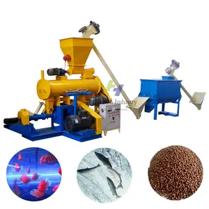 Animal Food Pellet Corn Soybean Extruder Machines 300kg Per Hour