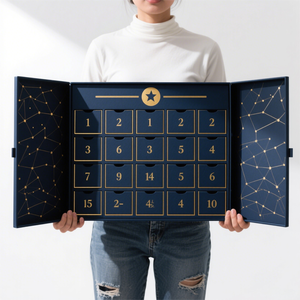 Luxurious Ramadan Christmas Day Box Offset Printing Matt Lamination Sponge <strong>Advent</strong> <strong>Calendar</strong> for Recycled UV Materials <strong>Socks</strong> - Product Image 1