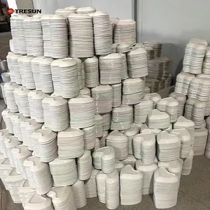 Manufacturer wholesale mix size ceramic inventory cheap white ceramics 2023 bowls plates and dishes sold and exported by ton