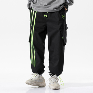 Larga Bolsillo grande pantalones <span class=keywords><strong>de</strong></span> algodón <span class=keywords><strong>de</strong></span> los hombres pantalones casuales pantalones <span class=keywords><strong>de</strong></span> carga - Product Image 3