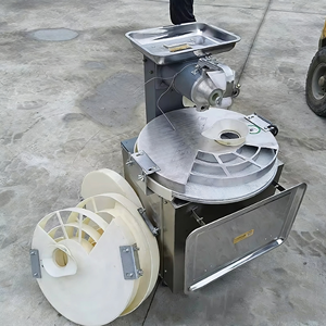 Máquina Automática para Hacer Bollos al Vapor de Acero Inoxidable de Grado Alimenticio, Redondeadora y Divisora de Masa para Pizza con Motor, 30 Piezas/Min - Product Image 3