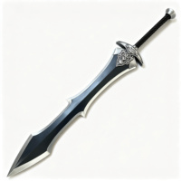 Épée de chevalier noir Dark Souls populaire de 125 cm et 1,85 kg pour collection de cosplay
