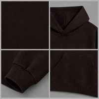 Sweat-shirt à capuche vintage de qualité supérieure, fabriqué directement en usine, pour hommes et femmes, mélange de coton, décontracté pour l'hiver