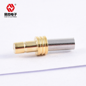 Nhà máy trực tiếp mạ vàng uốn kết nối đồng trục SMB nam thẳng cắm <span class=keywords><strong>rg316</strong></span> <span class=keywords><strong>RG174</strong></span> RF cáp đồng thau trực tiếp nhà sản xuất đồng - Product Image 4