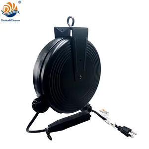 DYH-2108 heavy duty retractable extension cord reel retractable cable reel