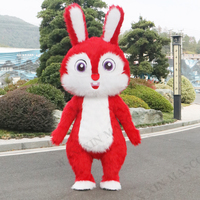 Haute qualité vente chaude lapin animation Cosplay adultes hommes et femmes gonflable animal costume gonflable lapin mascotte costume