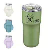 Offre Spéciale – Gobelet Isotherme Premium en Acier Inoxydable avec Couvercle Coulissant Anti-fuite, Tasse de Voyage Isotherme pour Café, Personnalisable avec Logo, Idéal pour Voiture, Extérieur, Cadeau