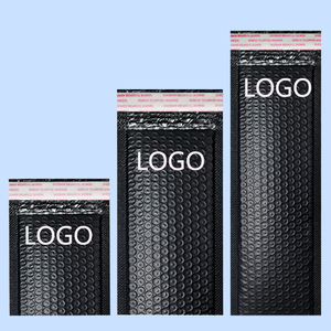 Enveloppes à bulles extra longues et fines, enveloppes à bulles en polyéthylène durables, autocollantes, pour l'emballage de tiges d'extensions de cheveux, 9x20 pouces - Product Image 1