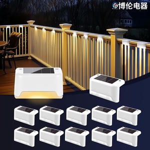 Lampes solaires à LED RGB à changement de couleur pour extérieur, mur, clôture, escalier, terrasse, balustrade, jardin - Product Image 5
