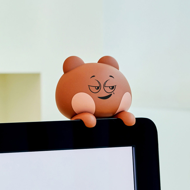 Funny Ornament Office Desk Toy Custom Animal Figurines Cute Laptop Desk Decor for Computer Monitor in Stock