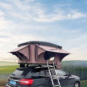 Tente de toit de voiture à gonflage automatique, s'ouvre avec structure en nid d'abeille en aluminium, légère pour l'hébergement en extérieur. Rujia Extensible - Product Image 4