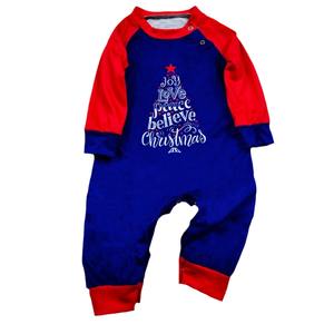 <span class=keywords><strong>Pijamas</strong></span> de dos piezas azul americano europeo para padres e hijos Navidad Halloween impreso ropa de casa cintura elástica para <span class=keywords><strong>Amazon</strong></span> - Product Image 5