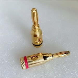 Suministro de <span class=keywords><strong>cable</strong></span> de altavoz con enchufe tipo banana de 4mm Altavoz con enchufe tipo banana de cobre Budweiser - Product Image 2