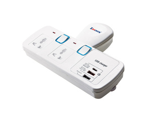 <span class=keywords><strong>Adattatore</strong></span> <span class=keywords><strong>da</strong></span> Viaggio Universale con Uscite <span class=keywords><strong>USB</strong></span> 3/4 e Type-C, PD 20W 13A QC6104AT - Product Image 5