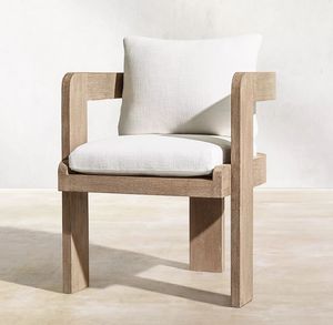 Modern Teak Wood Outdoor Furniture Set Dining <b>Tables</b> and Chairs for Patio - Product Image 4