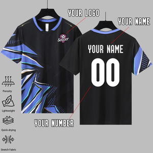 2526 Heren Voetbal Trainingshirt Ronde Hals Snel Droogend Ademend Digitale Print Nieuw Jersey Voorraad 1st/Partij Aangepaste Teamnaam - Product Image 3