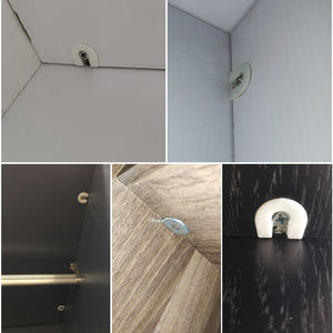 Connecteur de meubles 3 en 1 en alliage de zinc et plastique avec couleur personnalisée pour les armoires de cuisine, de salle à manger et d'hôtel - Product Image 4