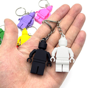 <span class=keywords><strong>Porte</strong></span>-clés <span class=keywords><strong>Lego</strong></span> mignon avec maillon de chaîne, figurine <span class=keywords><strong>Lego</strong></span>, divers cintres cadeaux, disponible en gros en stock - Product Image 4
