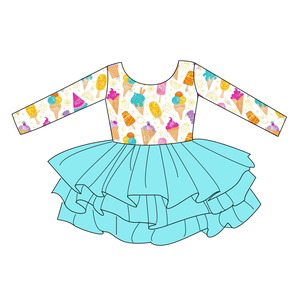 <span class=keywords><strong>Vestito</strong></span> Tutu a Maniche Lunghe Personalizzato per <span class=keywords><strong>Bambina</strong></span>, Abbigliamento Infantile Carino e Alla Moda per Ragazze - Product Image 5