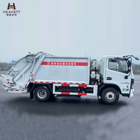 HEAVSTY Nouveau camion à ordures à compression zéro émission de 7 mètres cubes 145 KWH pour CLD5090ZYSBEV