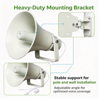 Speaker Horn Jaringan IP Public Address SPL Tinggi SIP744-30 Speaker SIP untuk Paging Darurat Luar Ruangan