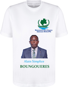 Camisetas Personalizadas de Gabón para Hombre, Tejidas, Sólidas, con Estampado Completo de <span class=keywords><strong>Candidato</strong></span> Presidencial por Sublimación Térmica - Product Image 6