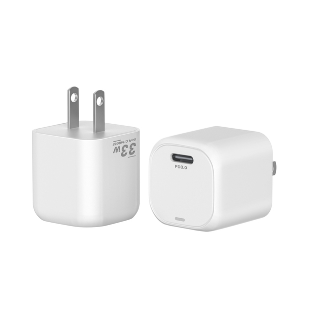 Wholesale Type-C 33W GaN Charger Mini QC3.0 SCP OTP/OVP Eco-Friendly Wall Charger for Phones