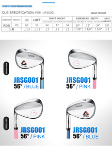 <span class=keywords><strong>Wedge</strong></span> de golf junior 56 degrés pour droitiers ou gauchers, pour enfants de 3 à 12 ans, directement de l'usine - Product Image 2
