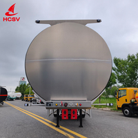 Semi-remorque citerne en alliage d'aluminium sur mesure pour solution de carburant liquide brut à base de charbon pour synthèse Fischer-Tropsch