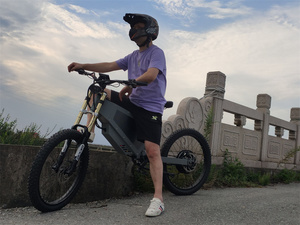 Venta Directa de Fábrica, Nuevo Modelo 2026, Bicicleta Eléctrica de Montaña con Motor de 72V 5000W, Batería de Litio de 35Ah, Alta Potencia, Alcance de 60 Km - Product Image 4