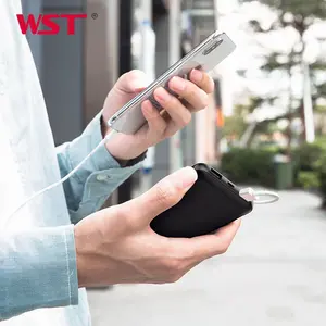 Charger Ponsel 10000mah Power Bank portabel populer terbaru harga pabrik grosir WST