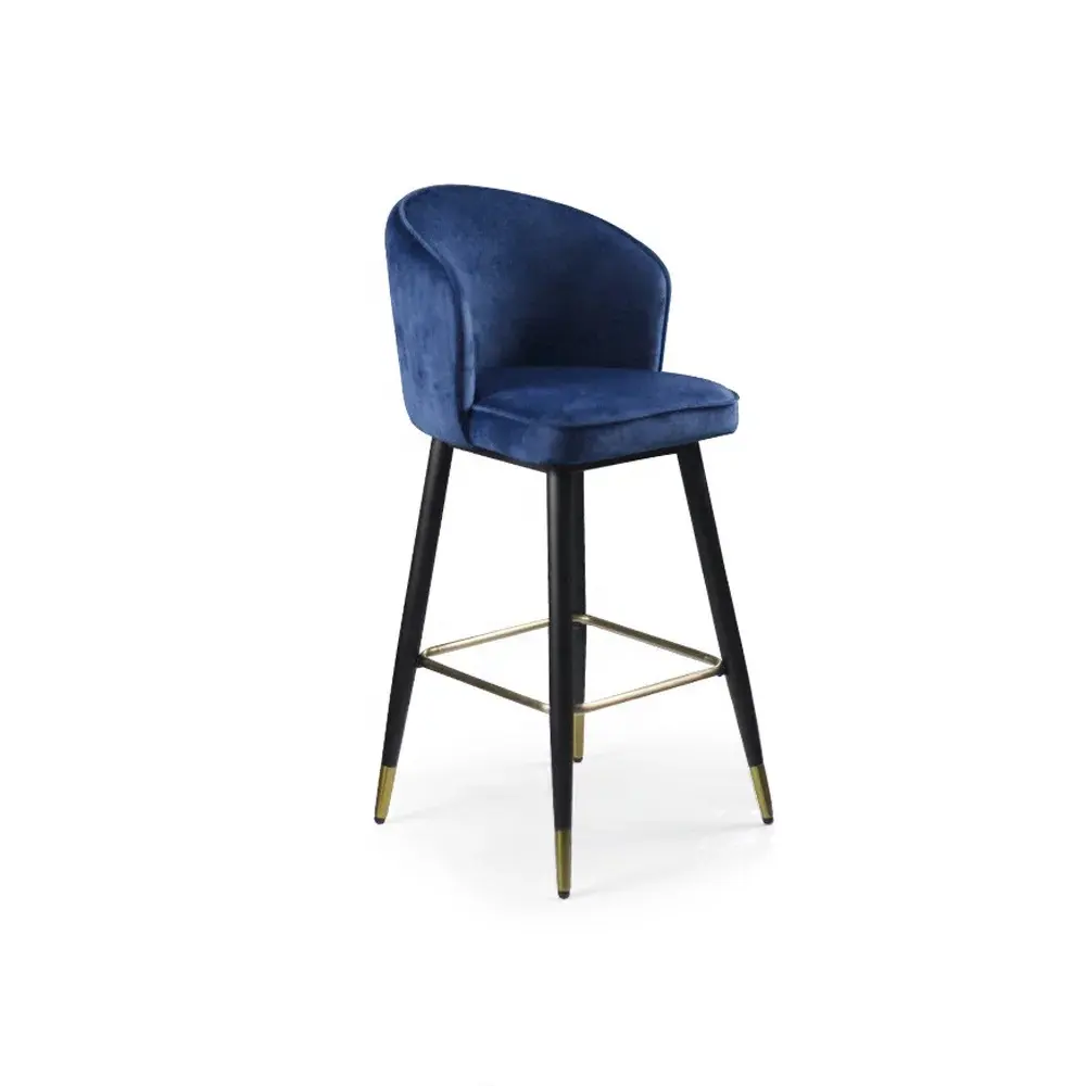 High Stretch Bar Counter Stool Covers Pub Velvet Cadeira Capas para Sala de Jantar Café Barstool Móveis Cadeiras