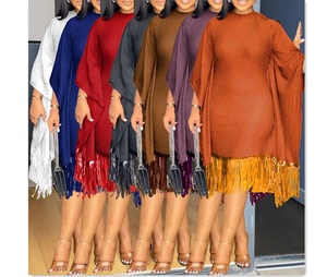 Robes Africaines Élégantes pour Femmes Dashiki Printemps Automne 2025 Robe à Paillettes et Pompons Vêtements Traditionnels Africains pour Dames Robe de Fée - Product Image 1