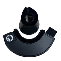Ensemble de protections pour jambes de cheval en cuir PU résistant aux rayures, avec velcro en nylon robuste et logo personnalisé, directement de l'usine