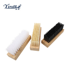 Brosse à chaussures en bois massif Yinste avec poils en PP pour nettoyer et polir les chaussures - Product Image 4